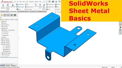 sheet metal parts name|solidworks convert to sheet metal.